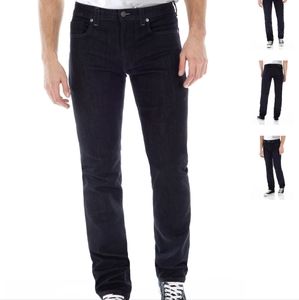 NWT MINT Fidelity Denim Men's Jeans Jimmy Monarch Slim Straight Cut Dark Blue 34